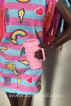 Mattel - Barbie - Deluxe Clip-On Bag - School - Outfit